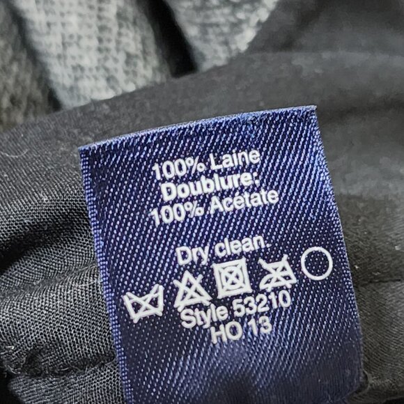 J. Crew Gray 100% Wool Tweed Slim Fit Trousers - Picture 8 of 8